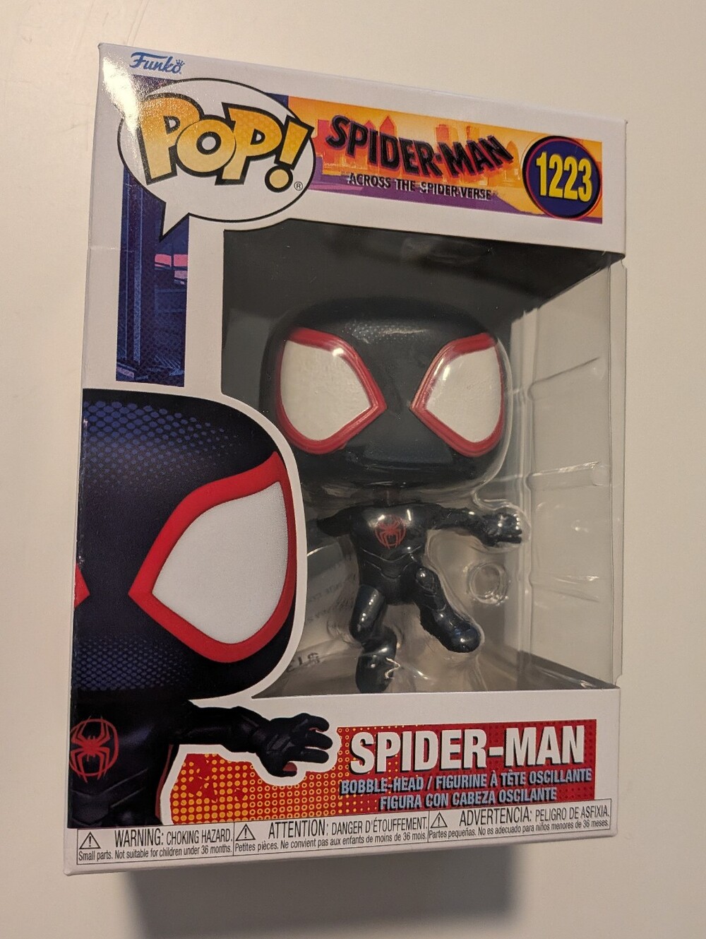 Funko Pop! Marvel Spider-Man Across the Spider-Verse #1223 Bobble-Head NIB